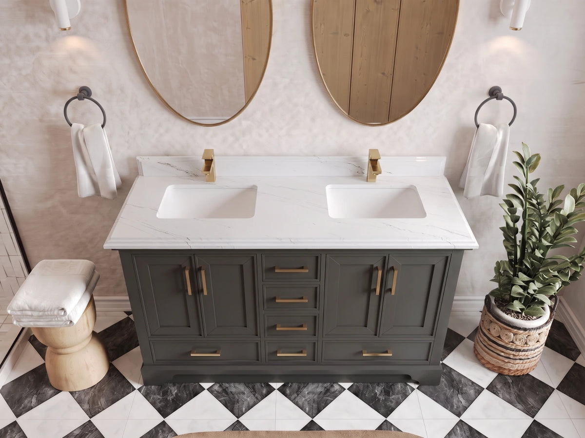 Charlotte 72 in. W x 22 in. D Double Sink Bathroom Vanity