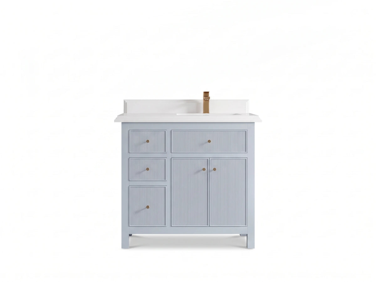Sonoma 36 in. W x 22 in. D Right Offset Sink Bathroom Vanity
