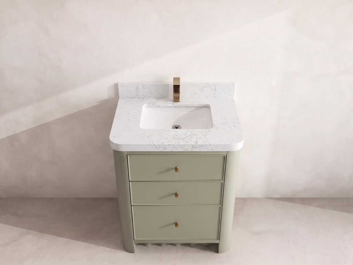 Orlando 30 in. W x 22 in. D Single Sink Bathroom Vanity