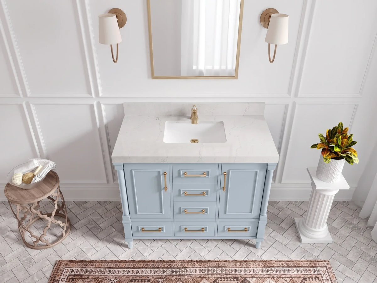 Aberdeen 42 in. W x 22 in. D Single Sink Bathroom Vanity