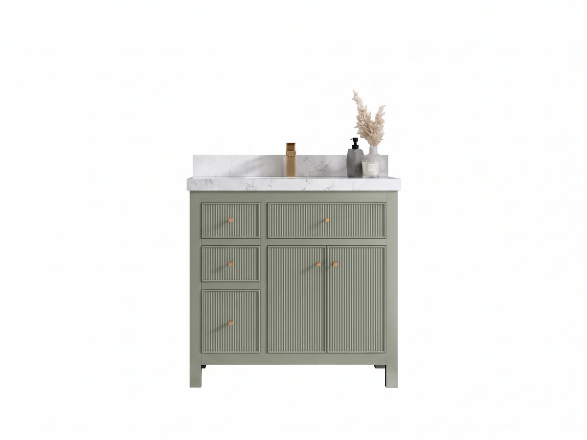 Sonoma 36 in. W x 22 in. D with Center Sink Bathroom Vanity