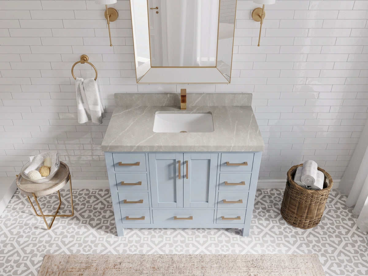 Malibu 42 in. W x 22 in. D Single Sink Bathroom Vanity