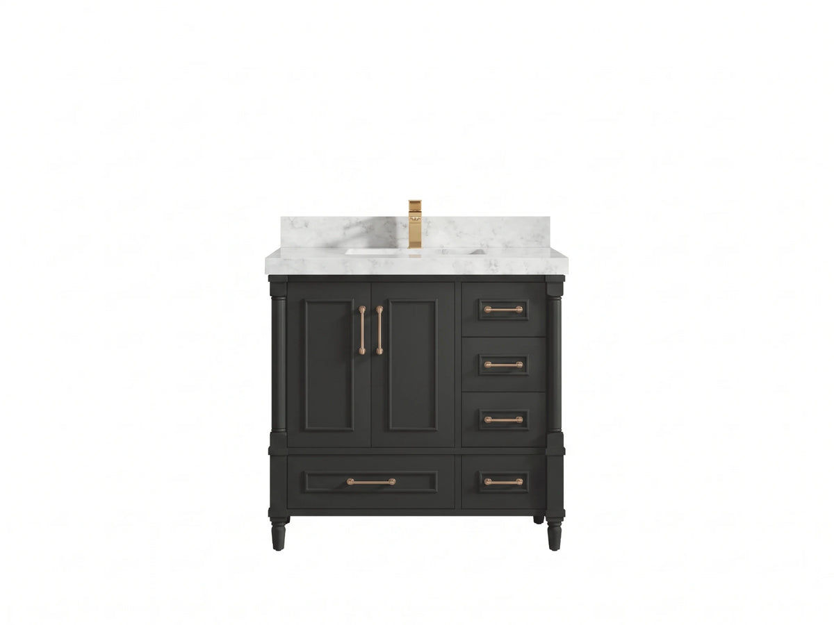 Aberdeen 36 in. W x 22 in. D Center Sink Bathroom Vanity