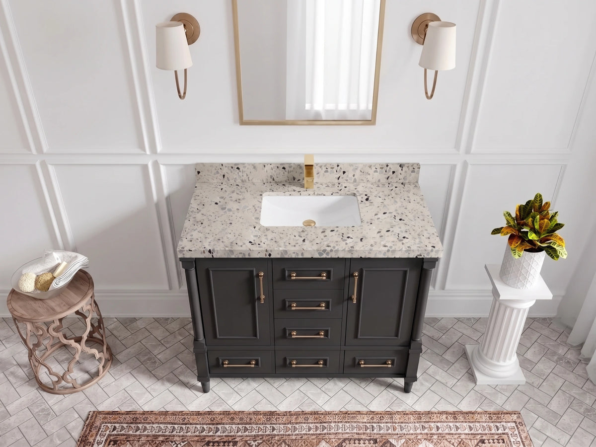 Aberdeen 42 in. W x 22 in. D Single Sink Bathroom Vanity