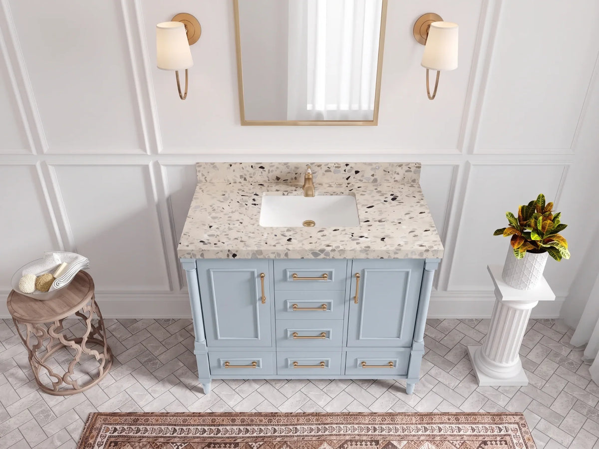 Aberdeen 42 in. W x 22 in. D Single Sink Bathroom Vanity