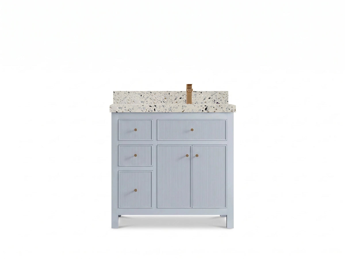 Sonoma 36 in. W x 22 in. D Right Offset Sink Bathroom Vanity