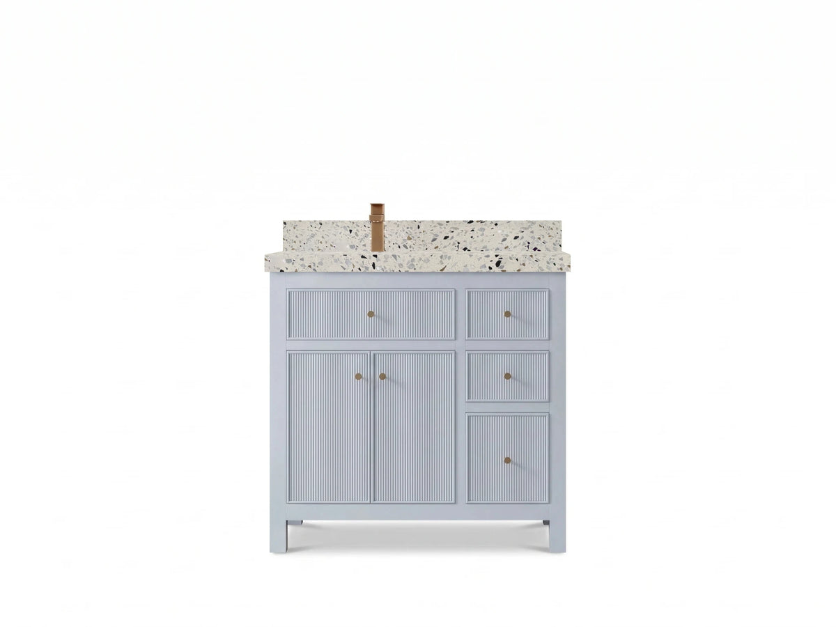 Sonoma 36 in. W x 22 in. D Left Offset Sink Bathroom Vanity