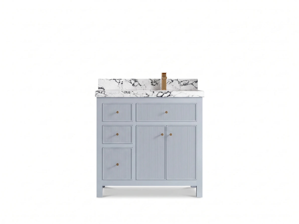 Sonoma 36 in. W x 22 in. D Right Offset Sink Bathroom Vanity