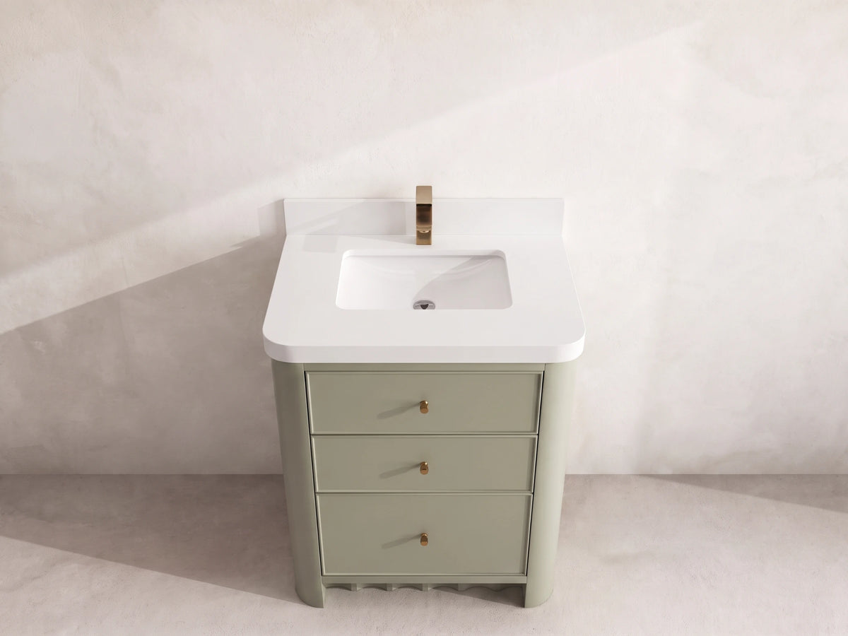 Orlando 30 in. W x 22 in. D Single Sink Bathroom Vanity