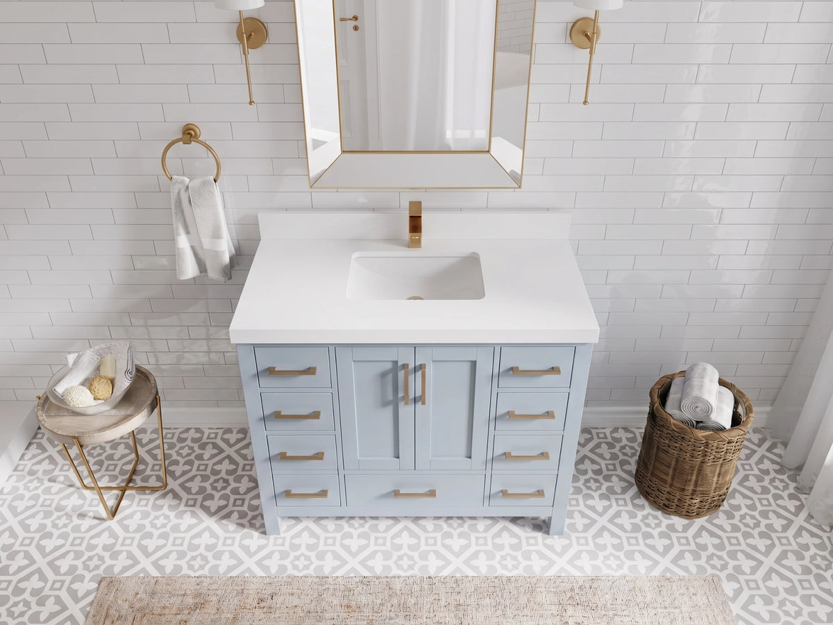 Malibu 42 in. W x 22 in. D Single Sink Bathroom Vanity