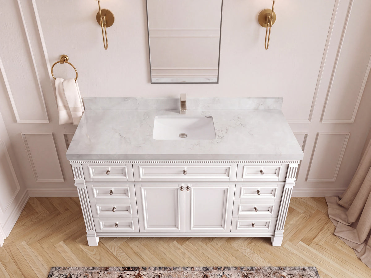 Paris 60 in. W x 22 in. D Single Sink Bathroom Vanity