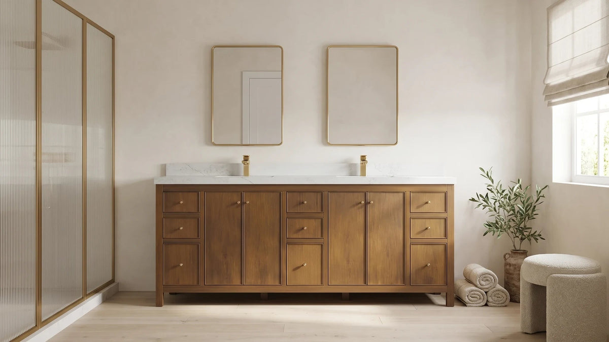 80-Inch Double Sink Bathroom Vanity: The Large Double - Willow Bath and Vanity