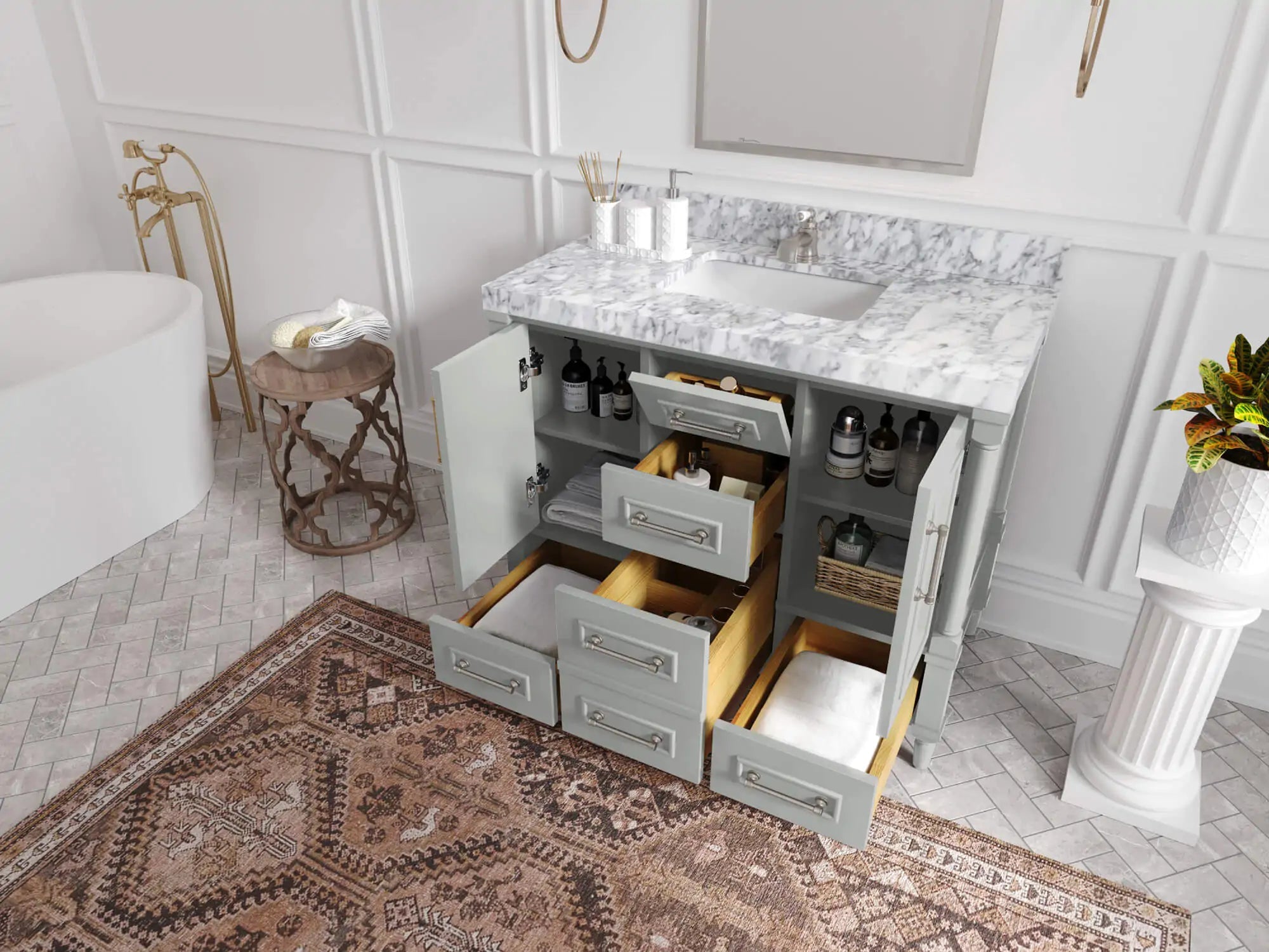 What is the Perfect Size Vanity for a Medium-sized bathroom? | Willow Bath&Vanity