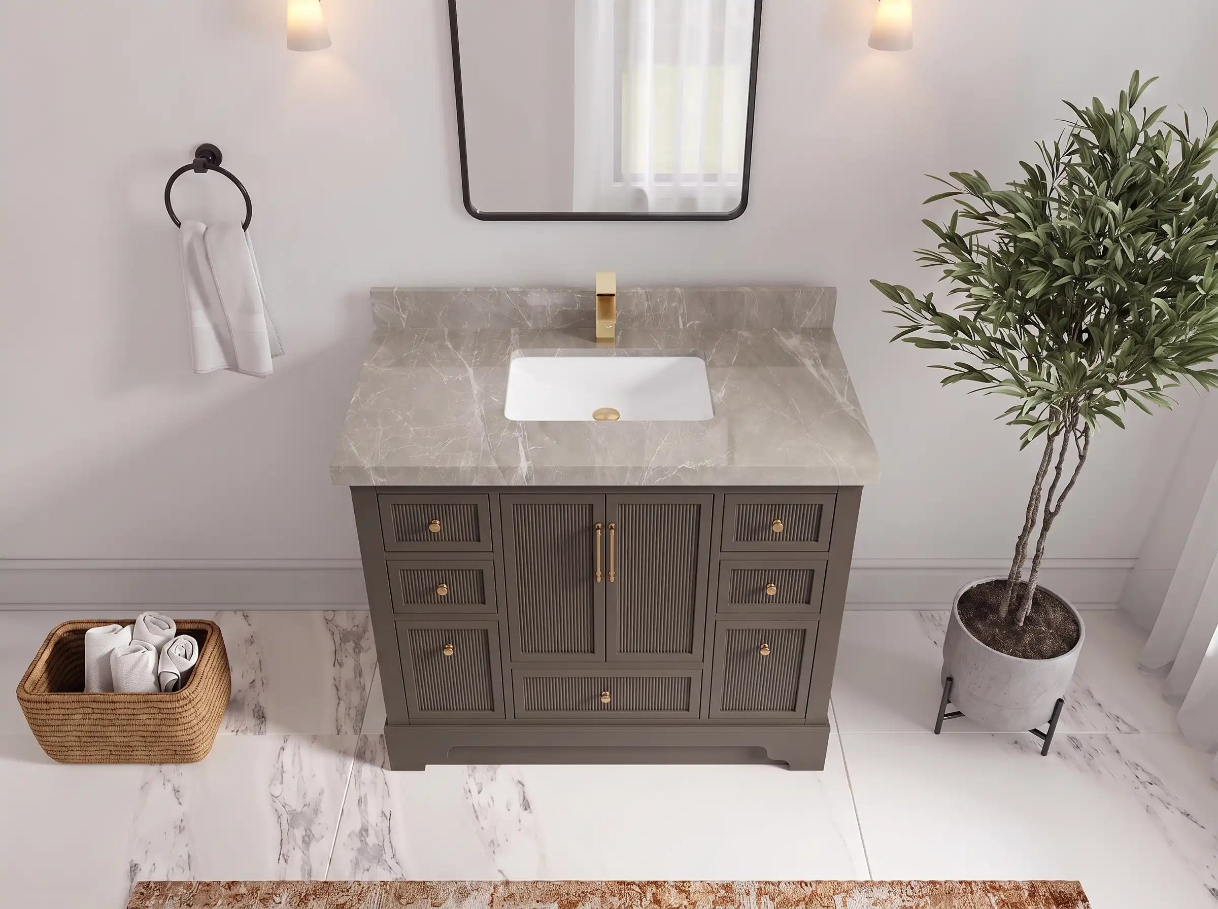 How High Moisture Impacts Your Choice of 36 inch Bathroom Cabinet in Atlanta