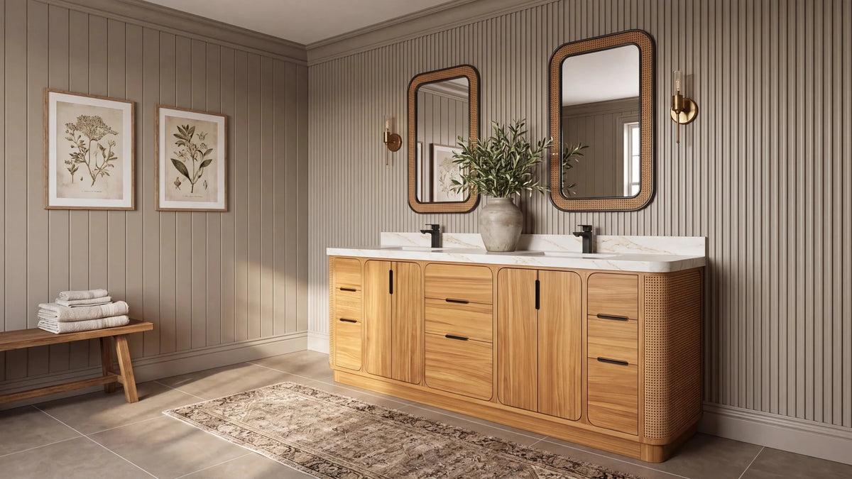 Bathroom Vanities in Roswell, GA: Warm Wood for Family Homes - Willow Bath and Vanity