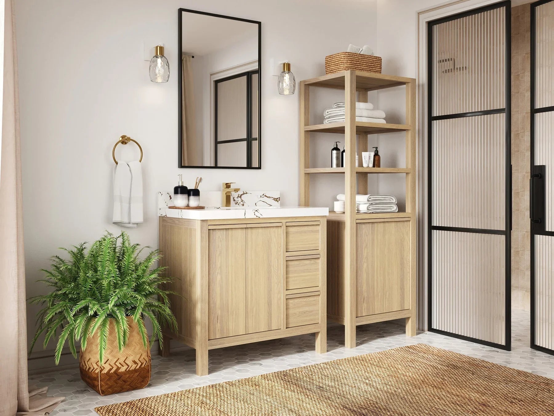 How to Pick the Right Bathroom Sink Countertop for Your Powder Room - Willow Bath and Vanity