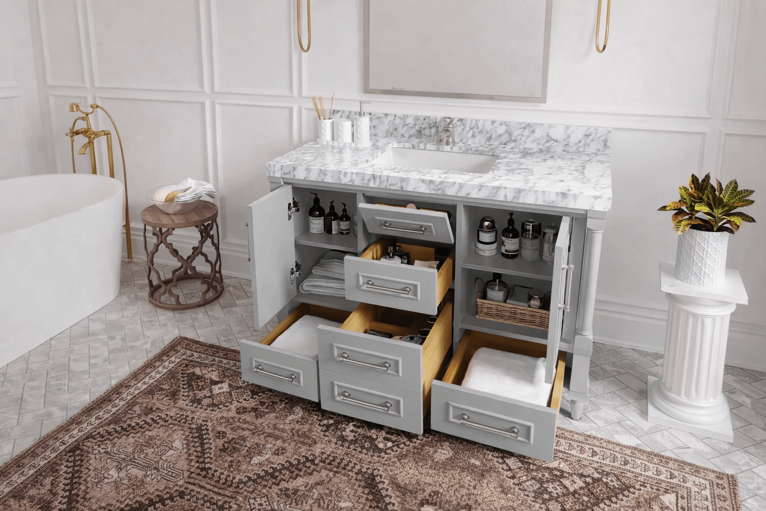 What is the Perfect Size Vanity for a Medium-Sized Bathroom? - Willow Bath and Vanity