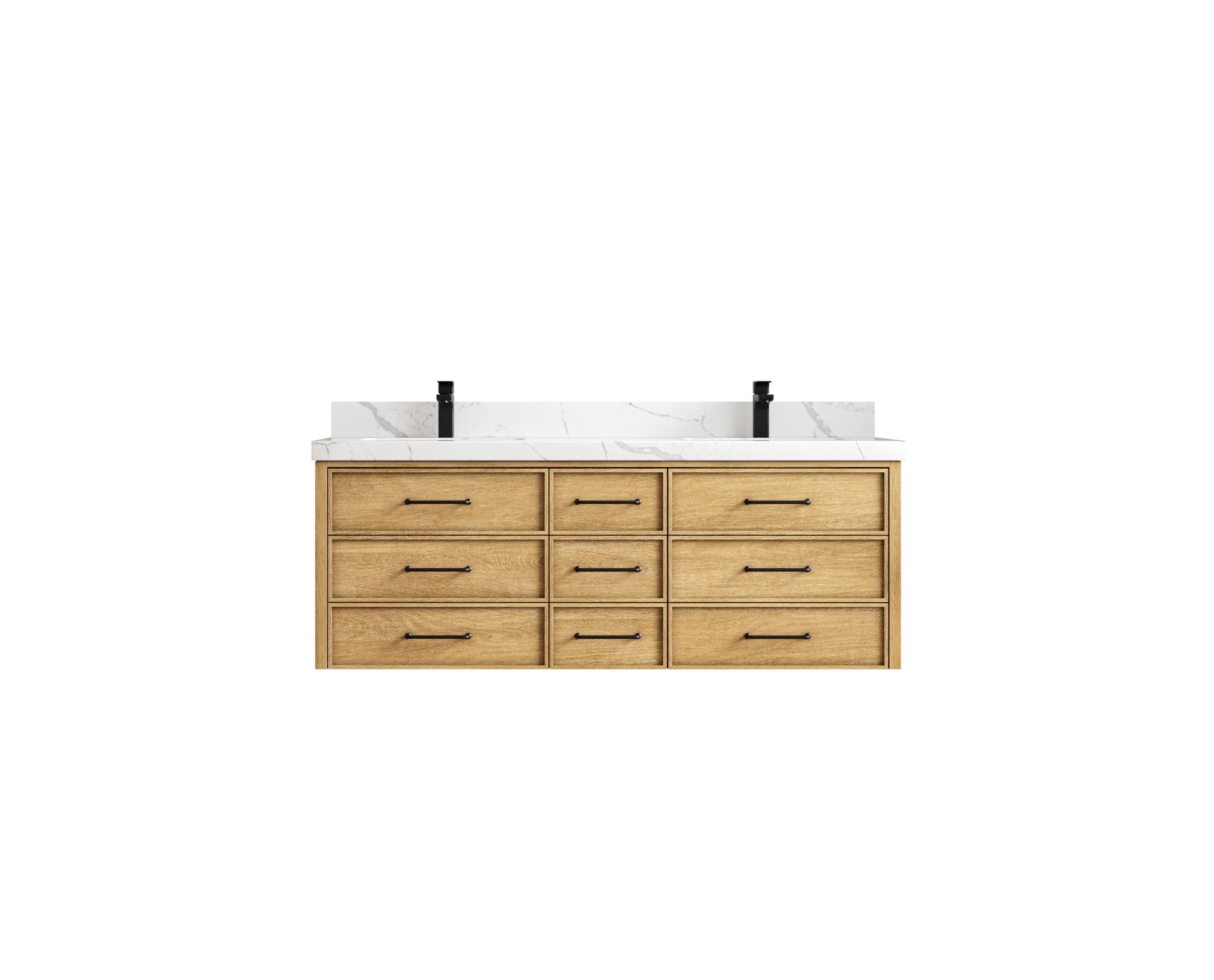 Double Floating Bathroom Vanities