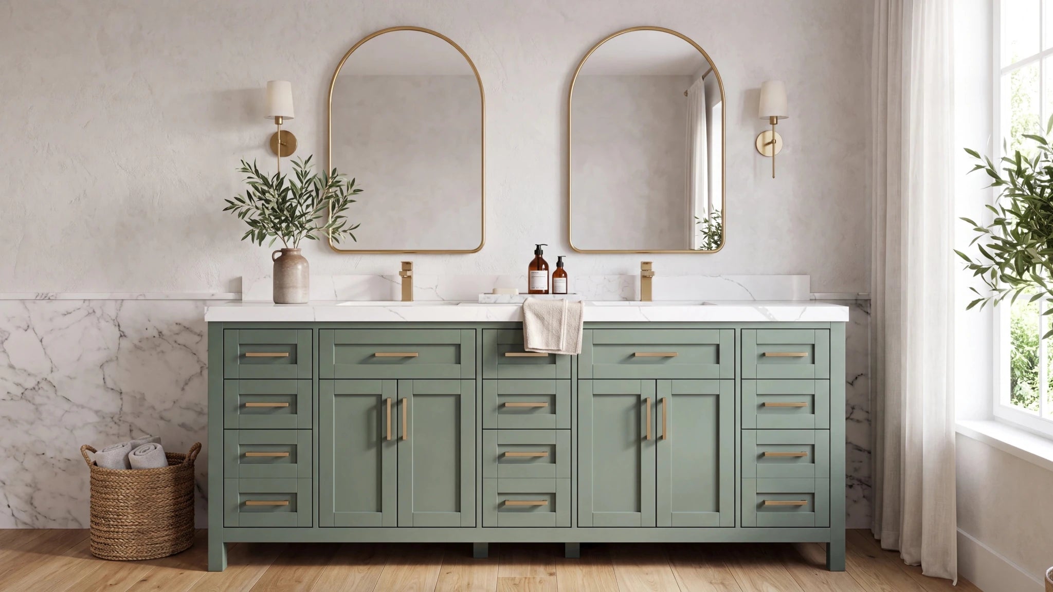 Green Bathroom Vanities - Willow Bath and Vanity