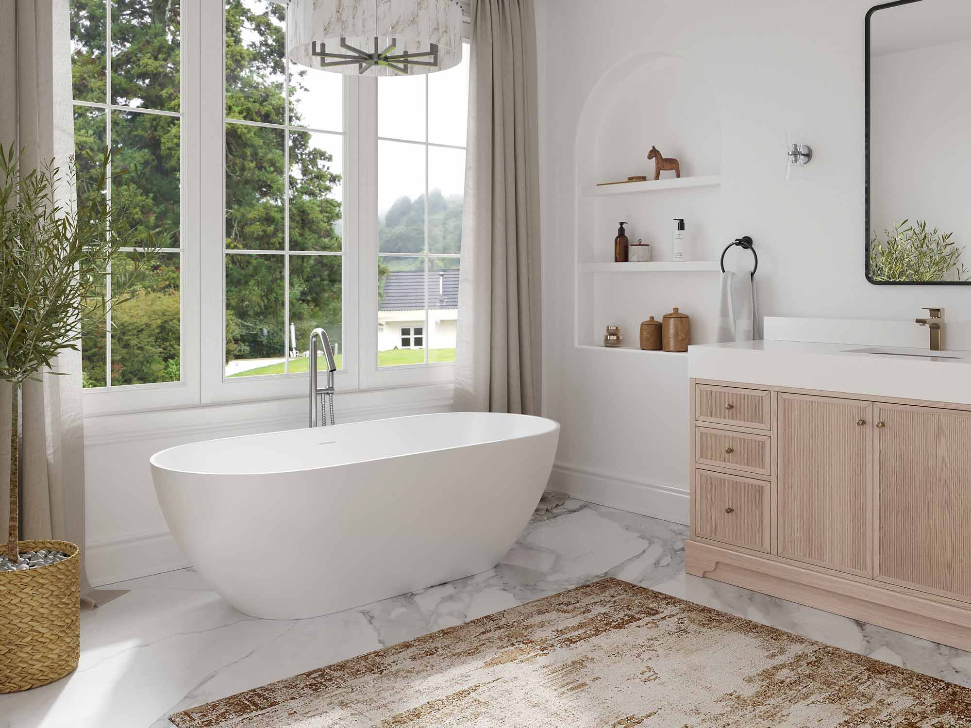 Manhattan Collection -Reeded & Slim Shaker Vanities - Willow Bath and Vanity