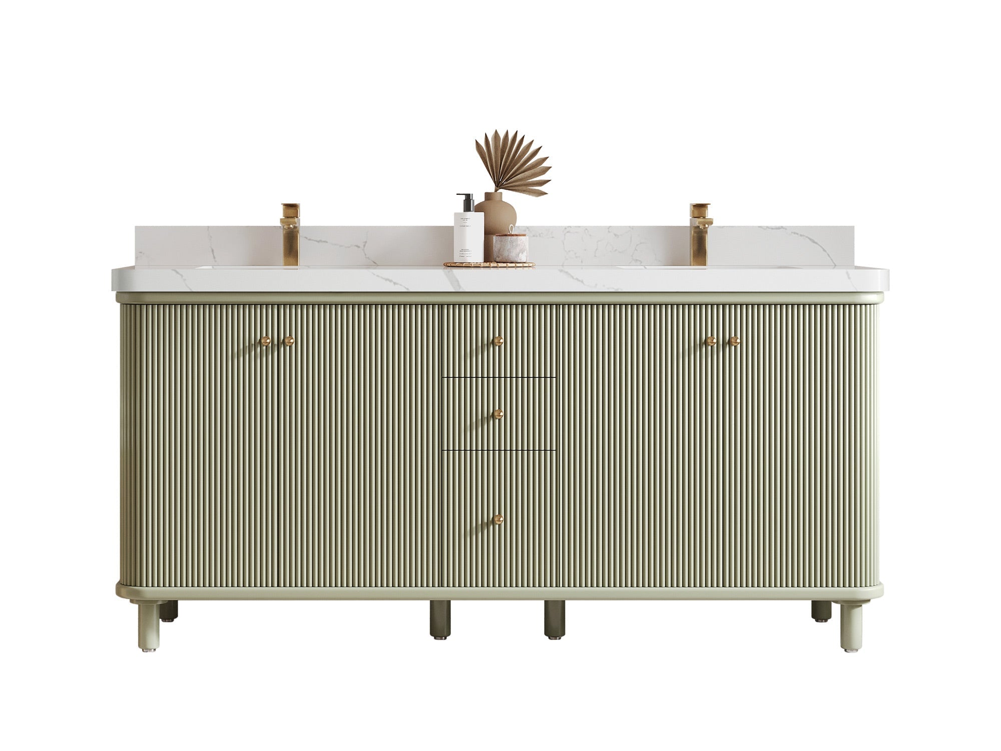 Miami 72 in. W x 22 in. D Double Sink Bathroom Vanity - Willow Bath and Vanity