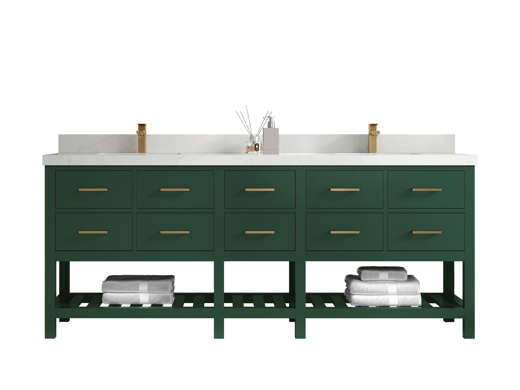 Parker 84 in. W x 22 in. D Double Sink Bathroom Vanity - Willow Bath and Vanity