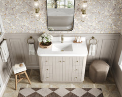Houston 48 in. W x 22 in. D Free Standing Curved Edge Single Sink Bathroom Vanity - photo 8