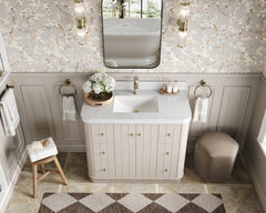 Houston 48 in. W x 22 in. D Free Standing Curved Edge Single Sink Bathroom Vanity - photo 11