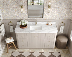 Houston 60 in. W x 22 in. D Free Standing Curved Edge Single Sink Bathroom Vanity - photo 11