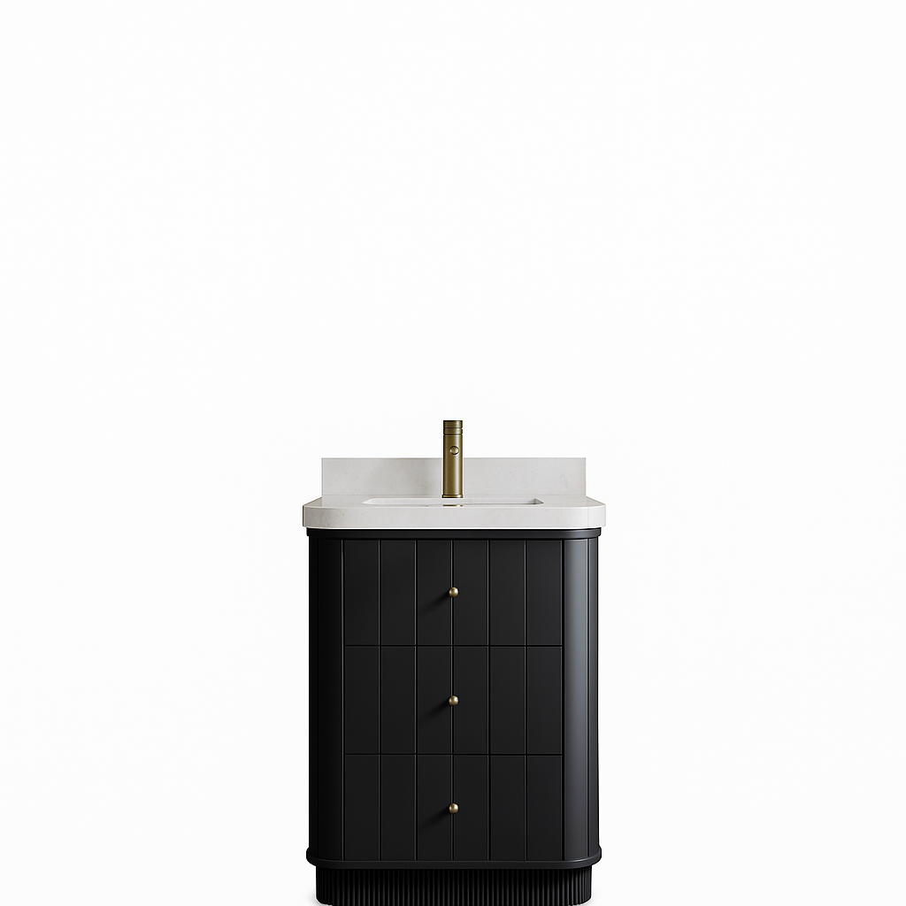 Reeded Bathroom Vanity - photo 34