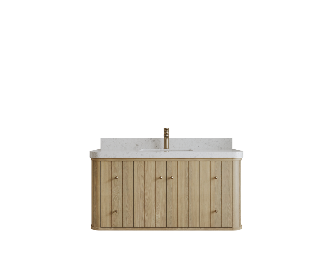 White Oak Bathroom Cabinet - photo 17