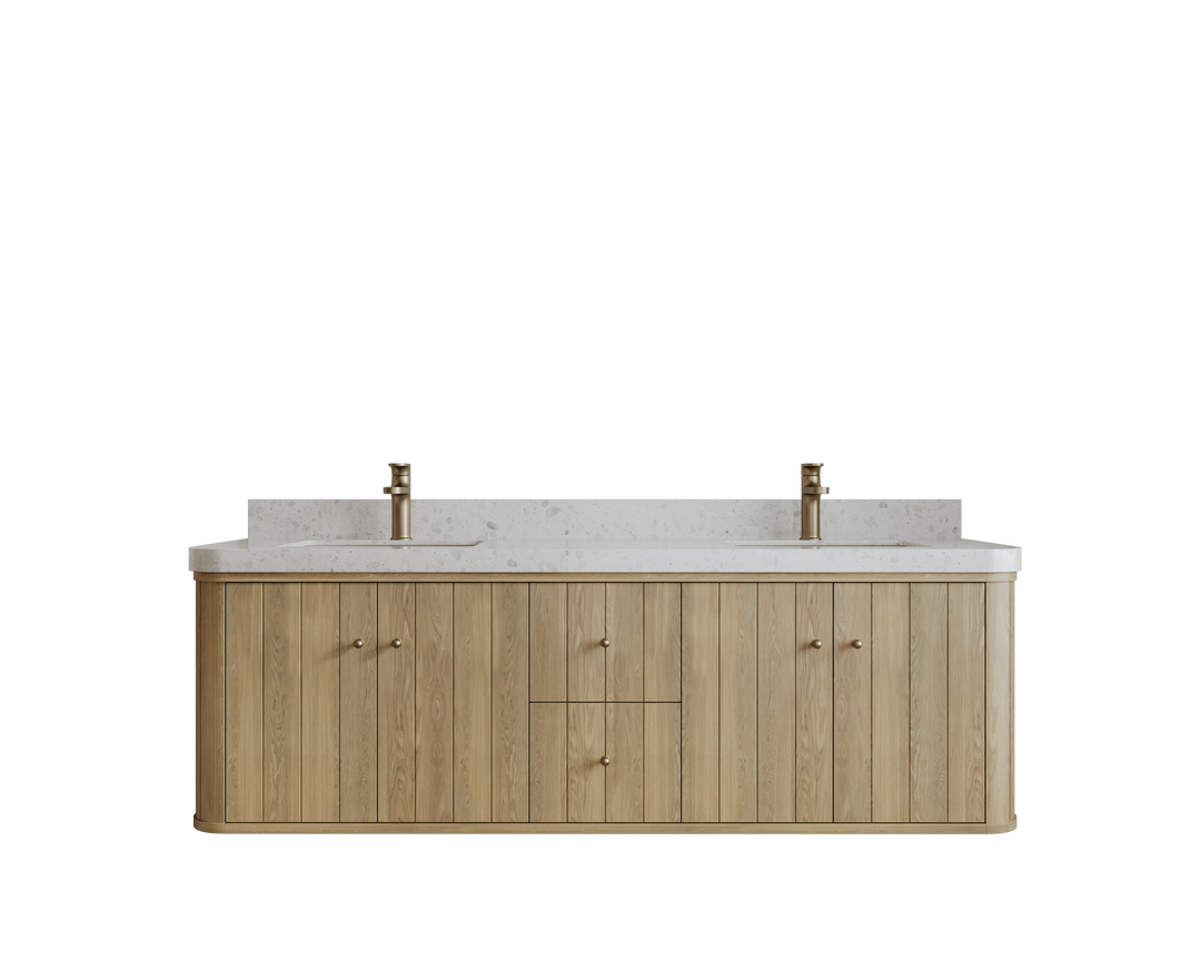 White Oak Bathroom Cabinet - photo 49