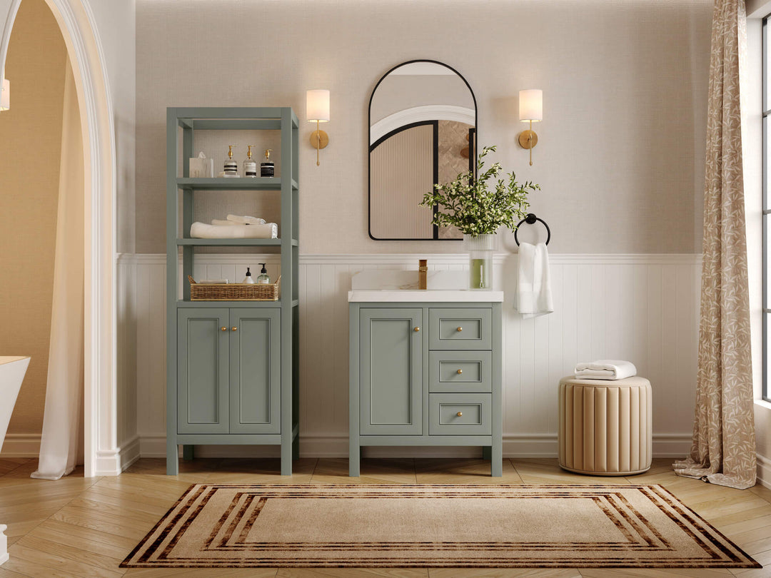 Nashville 30 in. W x 22 in. D Single Sink Bathroom Vanity