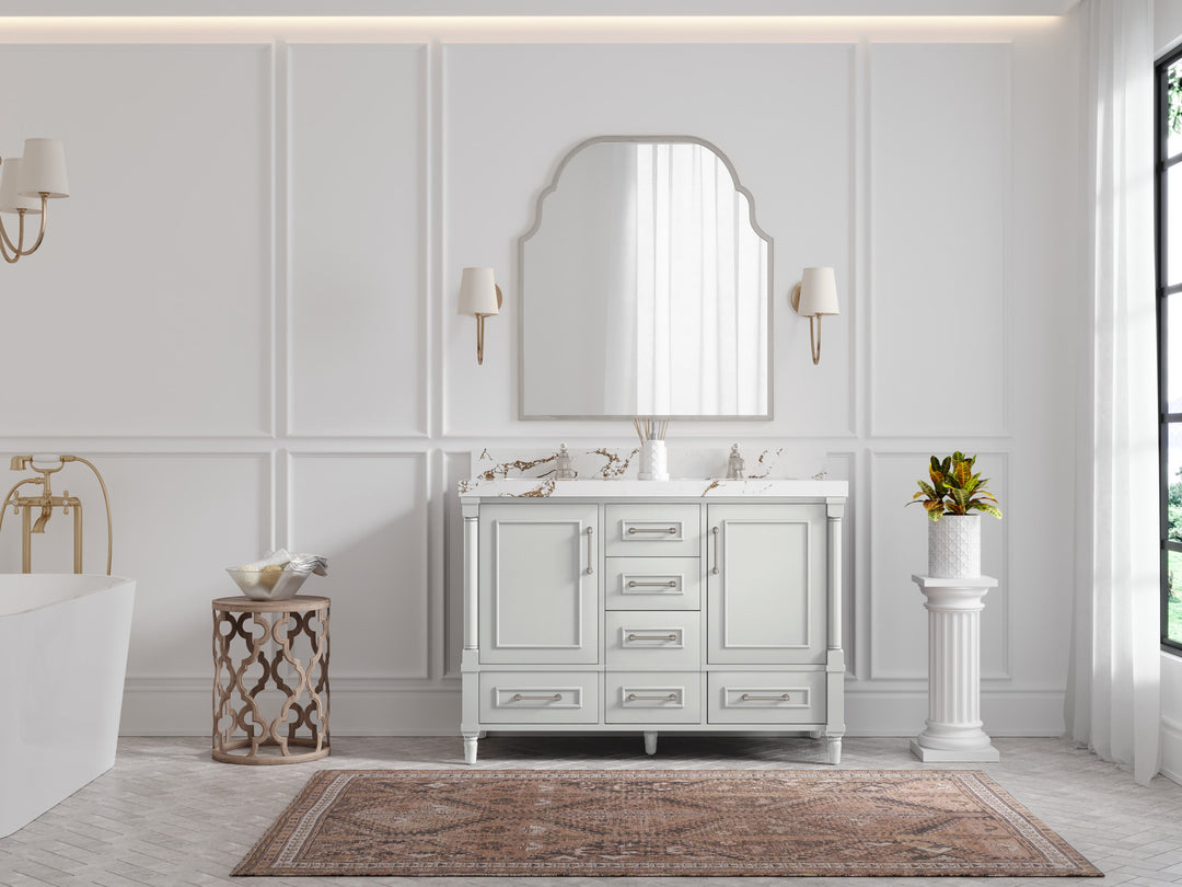 Aberdeen 48 in. W x 22 in. D Double Sink Bathroom Vanity