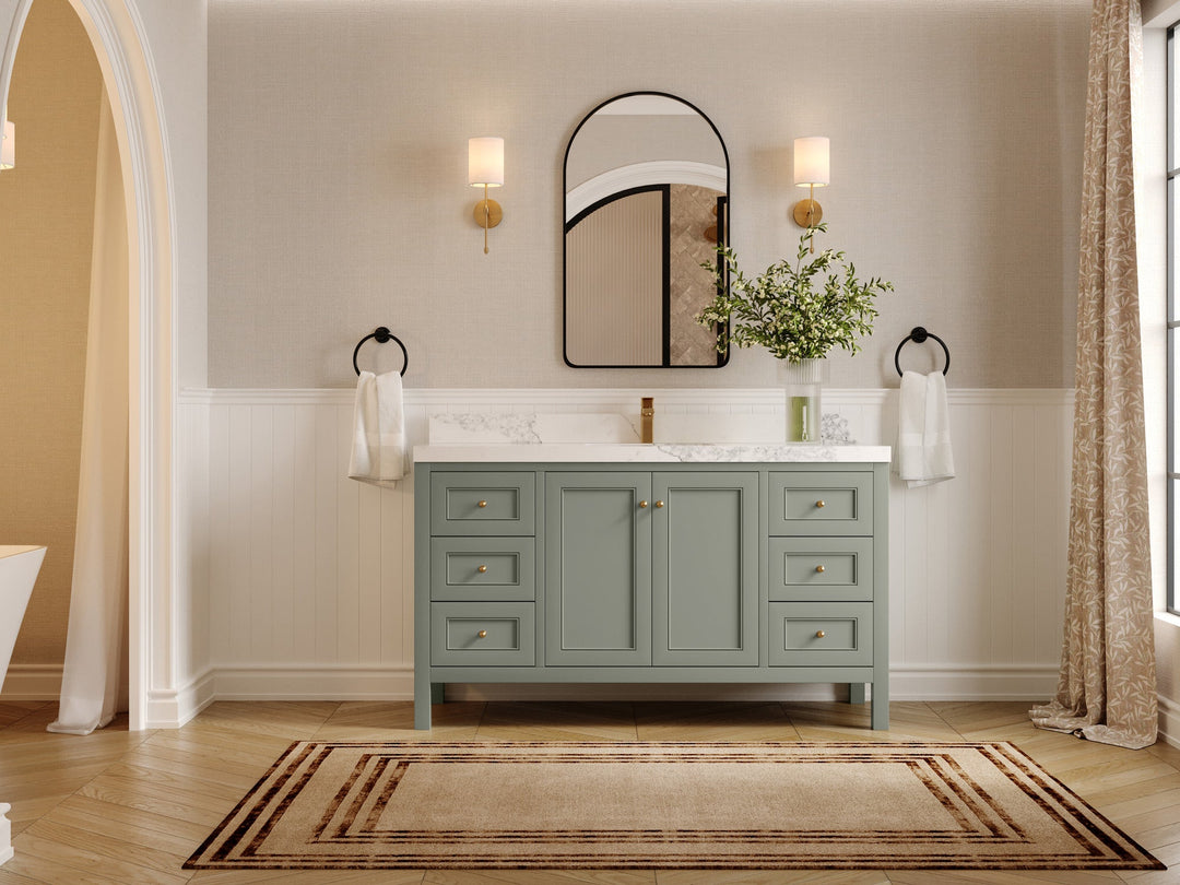 Nashville 60 in. W x 22 in. D Single Sink Bathroom Vanity