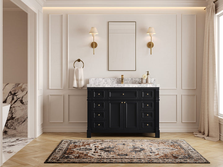 Paris 48 in. W x 22 in. D Single Sink Bathroom Vanity - photo 4