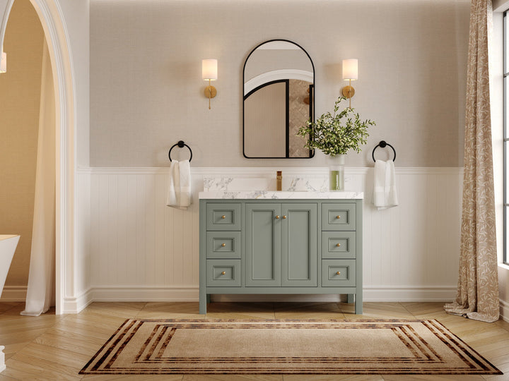 Nashville 48 in. W x 22 in. D Single Sink Bathroom Vanity - photo 3