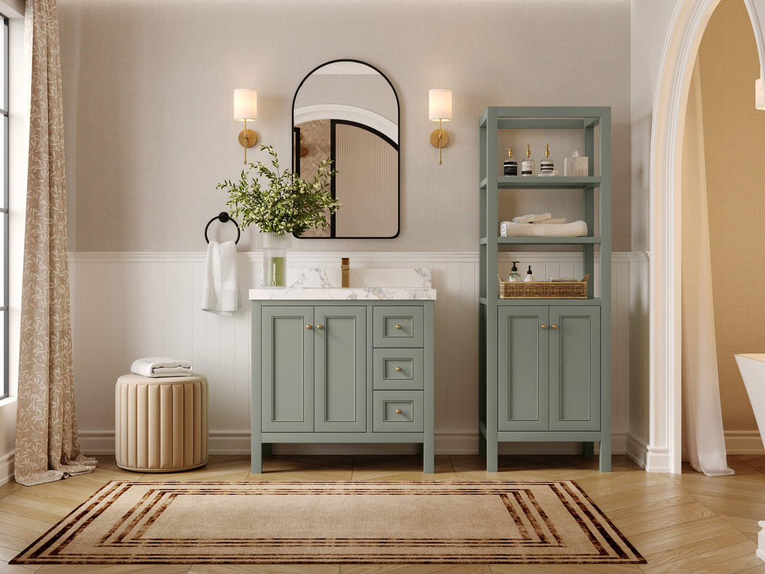 Nashville 36 in. W x 22 in. D Center Sink Bathroom Vanity