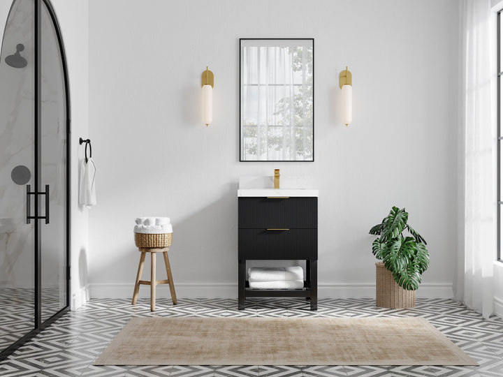 Catalina 24 in. W x 22 in. D Single Sink Bathroom Vanity - photo 4