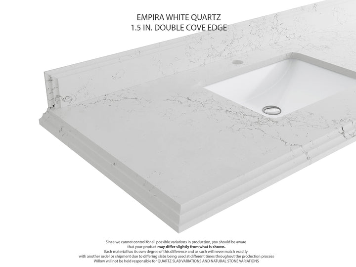 Chicago 84 in. W x 22 in. D Double Sink Bathroom Vanity - photo 7