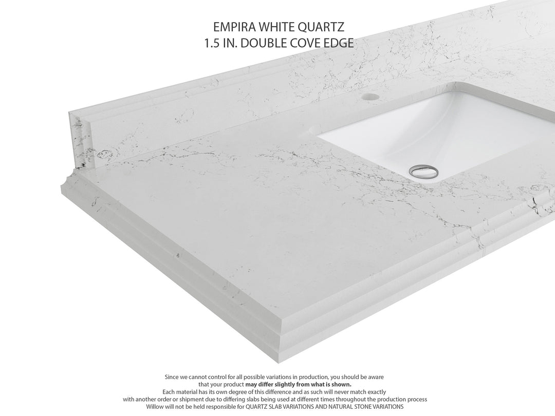Orlando 96 in W x 22 in D Free Standing Reeded Double Sink Bathroom Vanity (White)