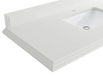 Cambridge 60 in. W x 22 in. D Double Sink Bathroom Vanity | 
              
                Fine Grain Linen Beige
                
                  
             - CAM_FNG_WHQZ_60D - photo №31