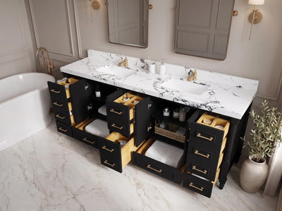 Aberdeen 80 in. W x 22 in. D Double Sink Bathroom Vanity