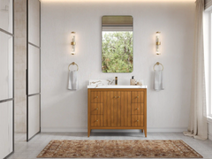 Atlanta Teak Wood 42 in. W x 22 in. D Single Sink Bathroom Vanity - photo 4