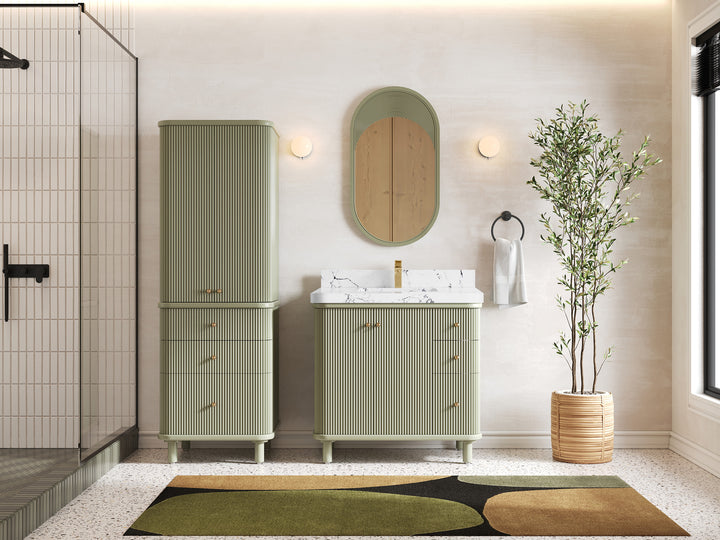 Miami Collection Bath Vanity - 36" W x 22" D with Center Sink - photo 4