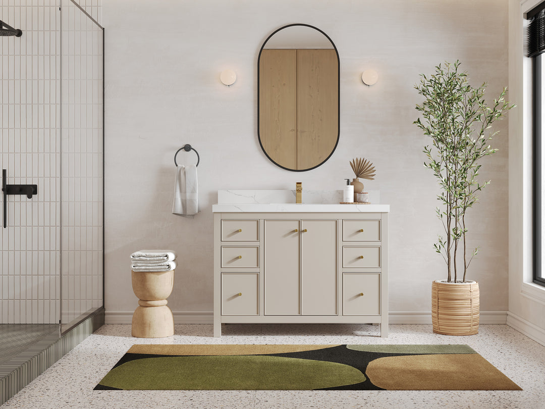 Chicago 48 in. W x 22 in. D Single Sink Bathroom Vanity