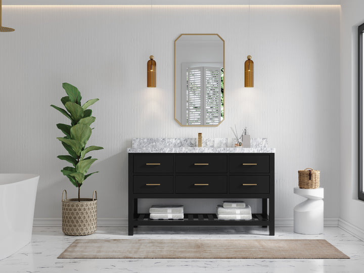 Parker 60 in. W x 22 in. D Single Sink Bathroom Vanity - photo 2
