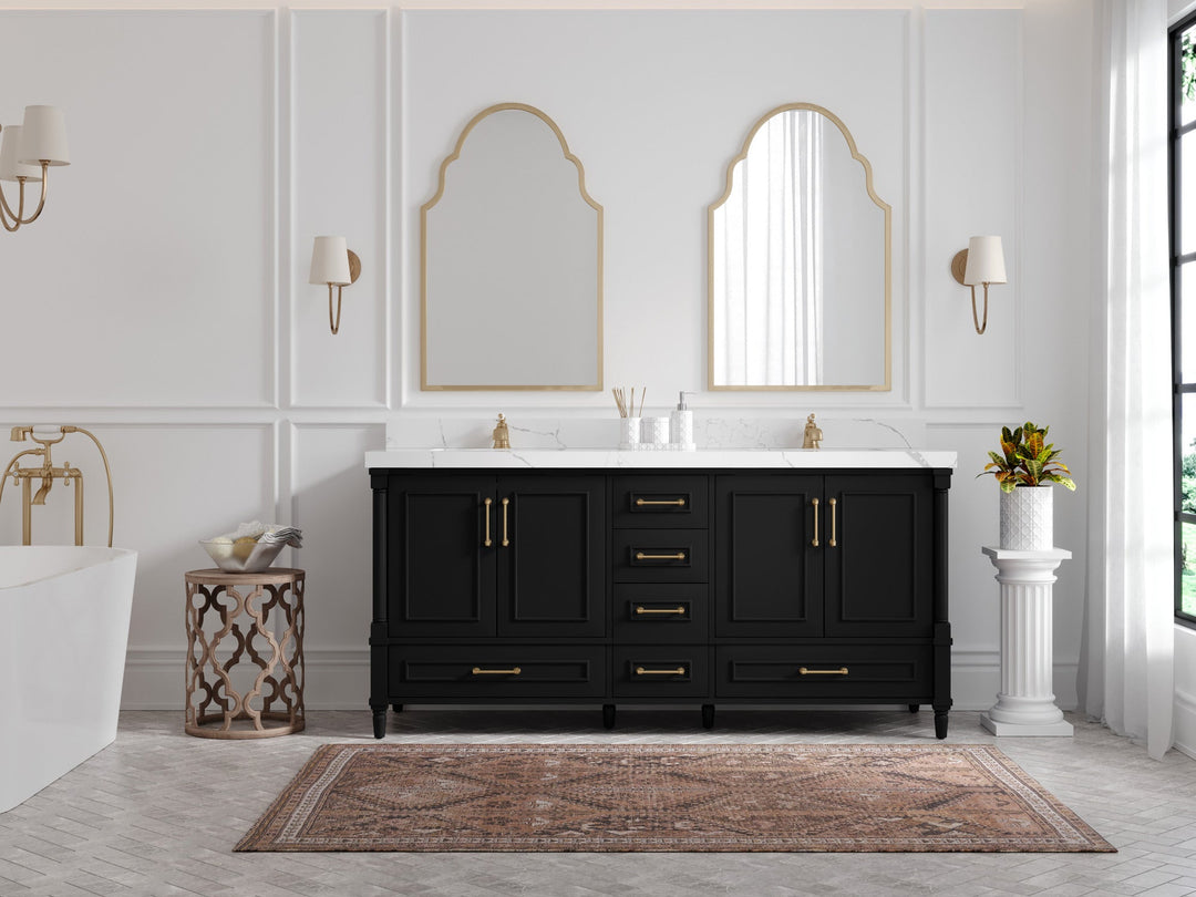 Aberdeen 72 in. W x 22 in. D Double Sink Bathroom Vanity
