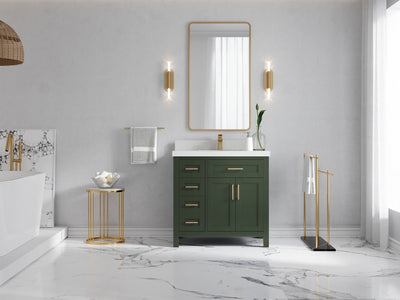 Cambridge 36 in. W x 22 in. D Single Center Sink Bathroom vanity