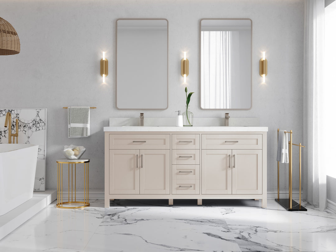 Cambridge 72 in. W x 22 in. D Double Sink Bathroom Vanity
